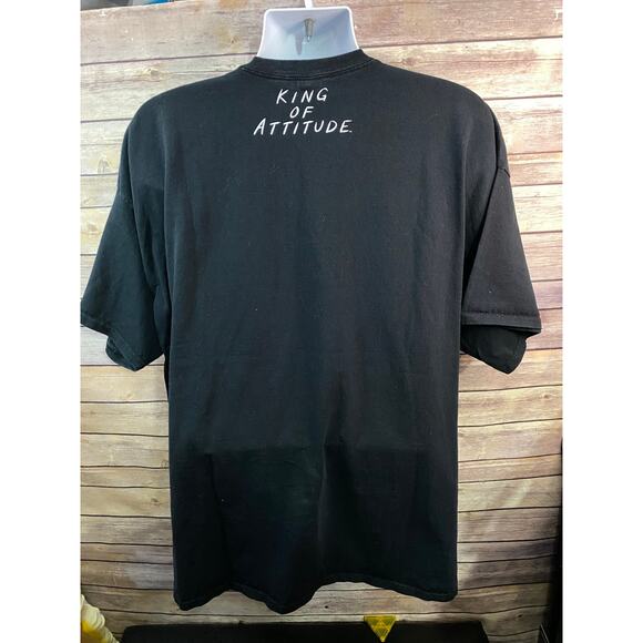 Stone Cold Steve Austin WWE King of Attitude Black T Shirt Size 3XL - Picture 2 of 10